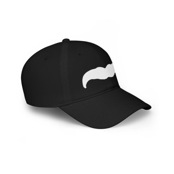 Baseball Cap with White Mustache - Perfect for Movember - Image 11