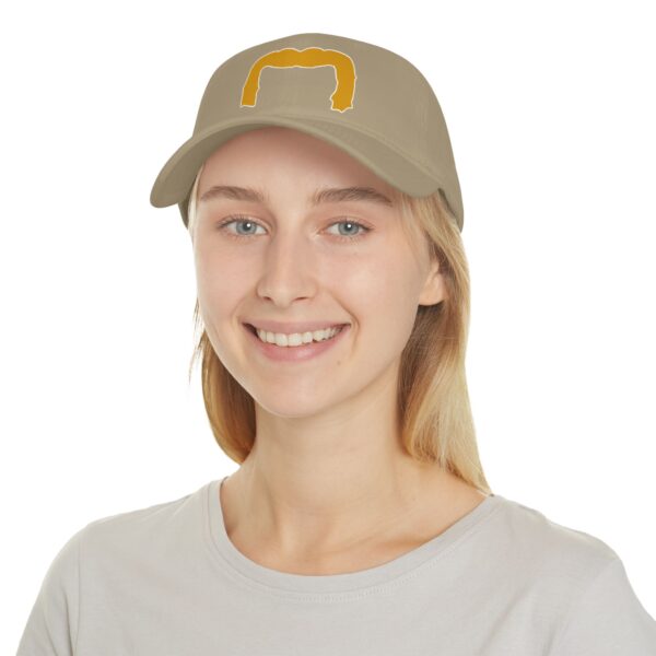 Baseball Cap with Blond Handlebar Mustache - Perfect for Movember - Image 16