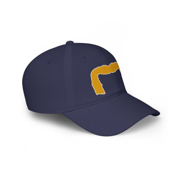 Baseball Cap with Blond Handlebar Mustache - Perfect for Movember - Image 27