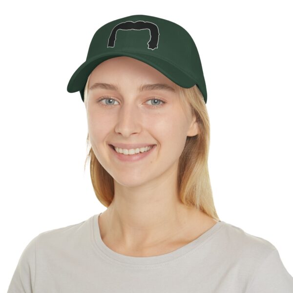 Baseball Cap with Black Handlebar Mustache - Perfect for Movember - Image 20
