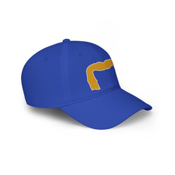Baseball Cap with Blond Handlebar Mustache - Perfect for Movember - Image 23