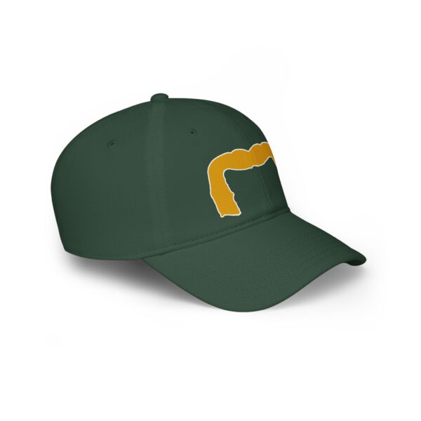 Baseball Cap with Blond Handlebar Mustache - Perfect for Movember - Image 19