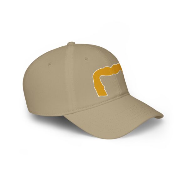 Baseball Cap with Blond Handlebar Mustache - Perfect for Movember - Image 15