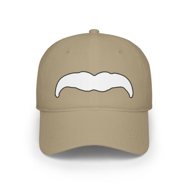 Baseball Cap with White Mustache - Perfect for Movember - Image 13